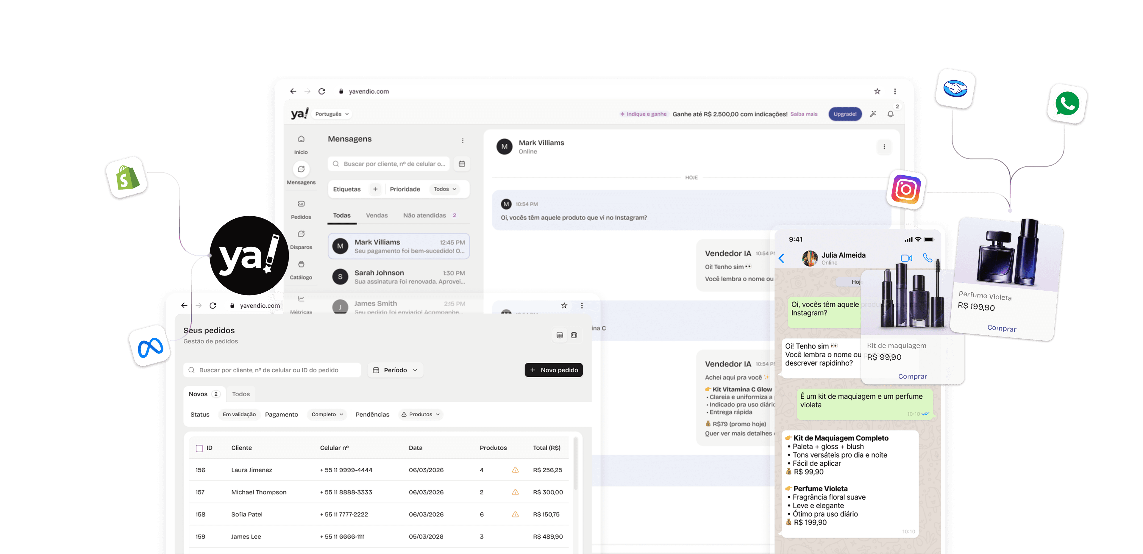 YaVendió platform — WhatsApp AI sales agent